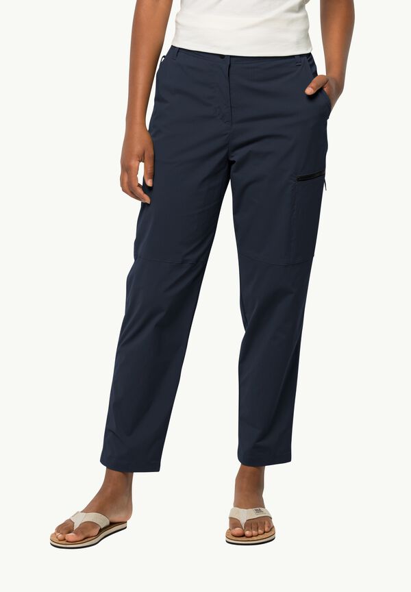 Ladies Trousers Jack Wolfskin Desert Roll Up Pants Jack Wolfskin