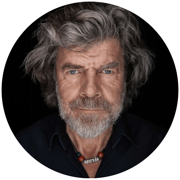 Retrato de Reinhold Messner
