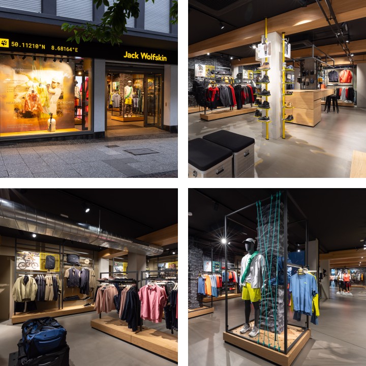 Una tienda de Jack Wolfskin en Fráncfort