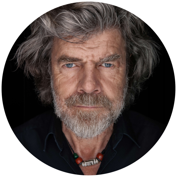 Retrato de Reinhold Messner