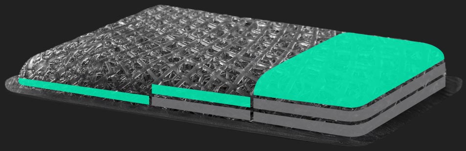 Ilustración de un pad de la tecnología AERORISE